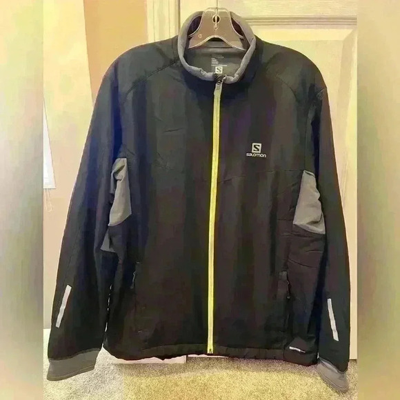 Mens Salomon  Trail Running Jacket Large - Picture 1 of 5